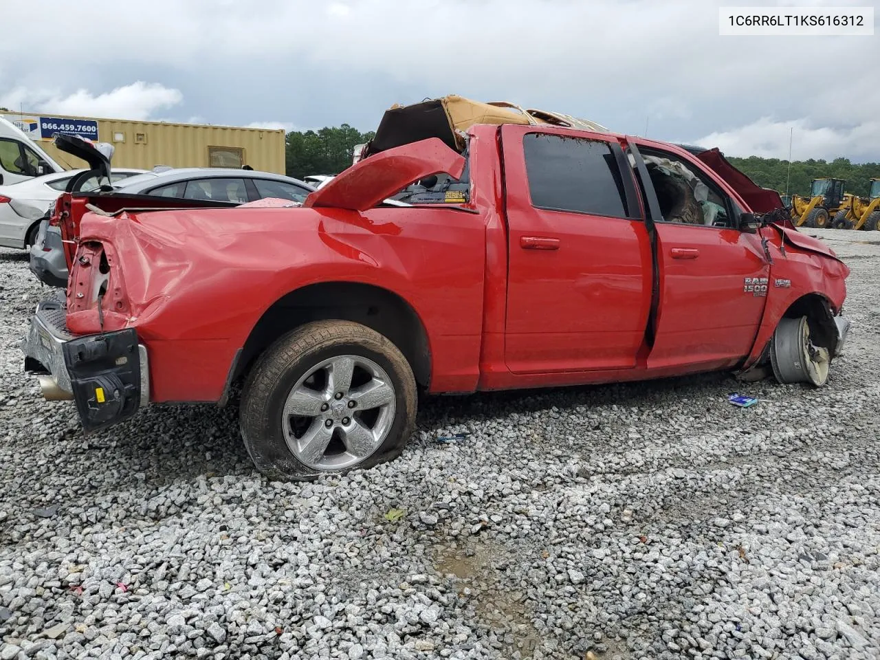 2019 Ram 1500 Classic Slt VIN: 1C6RR6LT1KS616312 Lot: 65207574