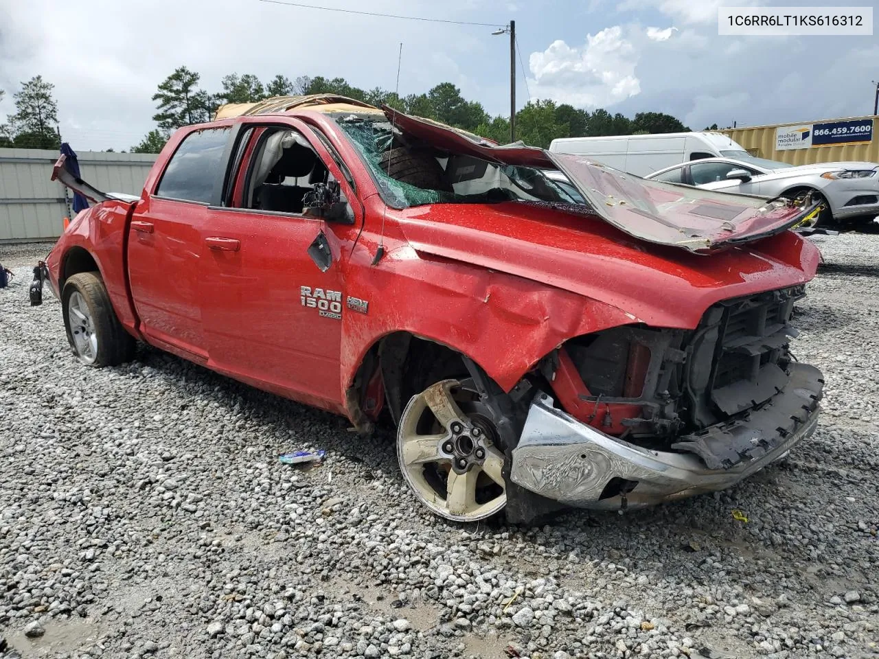 2019 Ram 1500 Classic Slt VIN: 1C6RR6LT1KS616312 Lot: 65207574