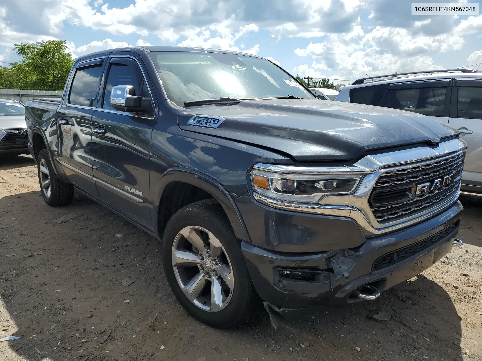 2019 Ram 1500 Limited VIN: 1C6SRFHT4KN567048 Lot: 65729864