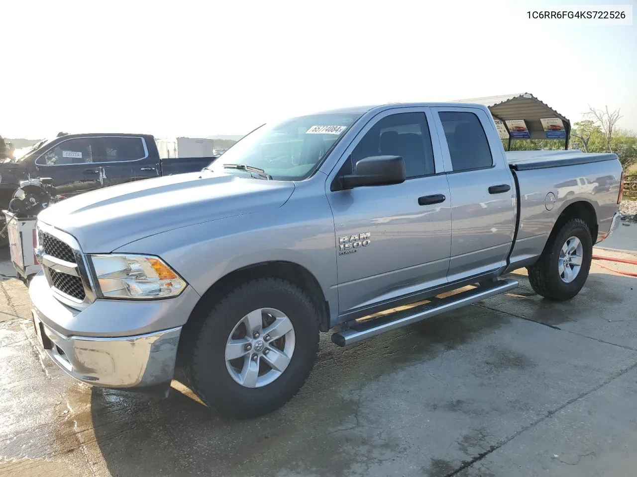 2019 Ram 1500 Classic Tradesman VIN: 1C6RR6FG4KS722526 Lot: 65774084