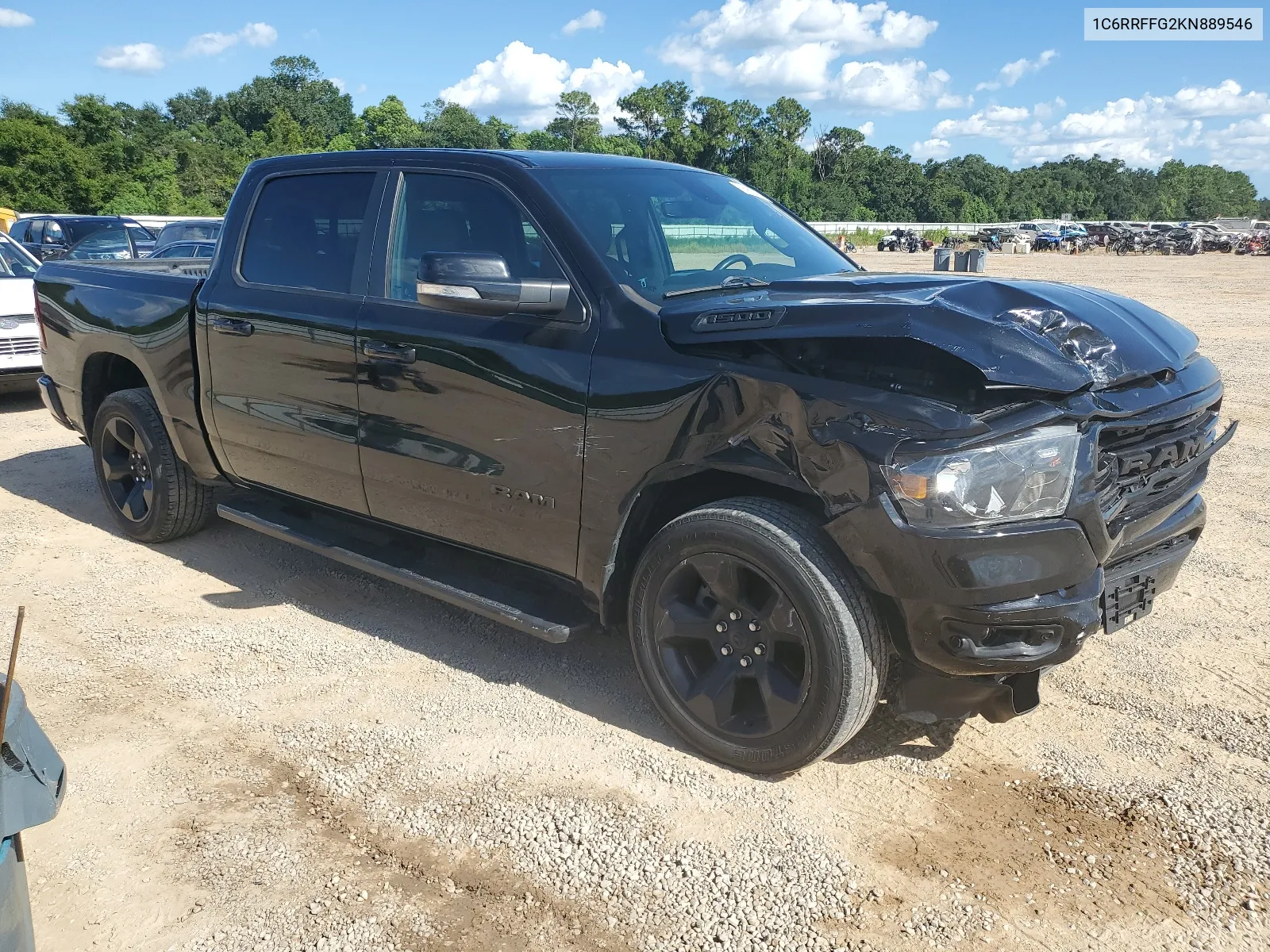 2019 Ram 1500 Big Horn/Lone Star VIN: 1C6RRFFG2KN889546 Lot: 65905414