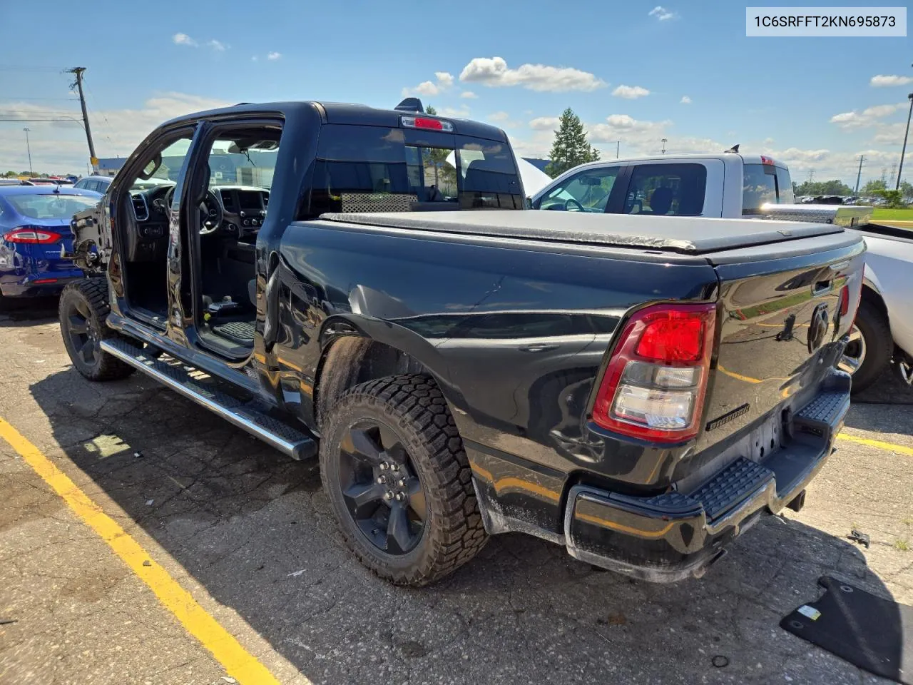 2019 Ram 1500 Big Horn/Lone Star VIN: 1C6SRFFT2KN695873 Lot: 66002754