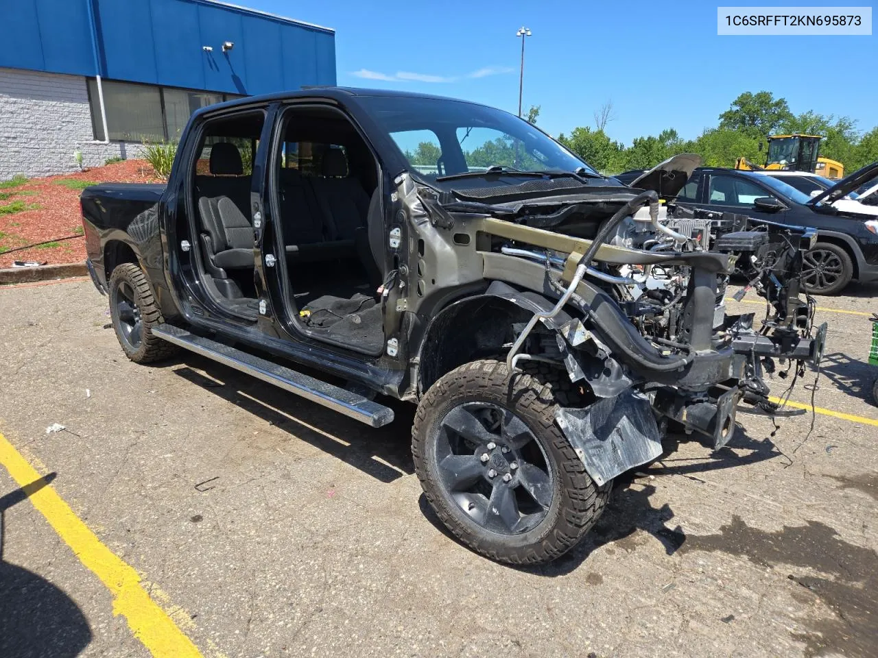 2019 Ram 1500 Big Horn/Lone Star VIN: 1C6SRFFT2KN695873 Lot: 66002754