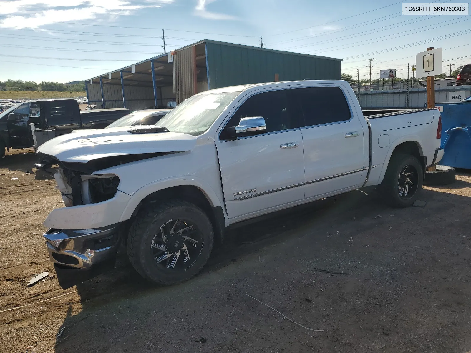 2019 Ram 1500 Limited VIN: 1C6SRFHT6KN760303 Lot: 66180914