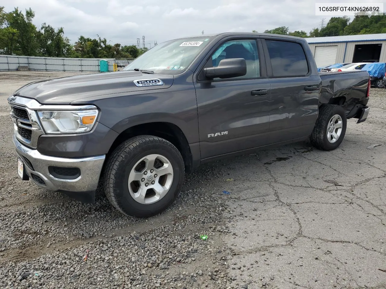 2019 Ram 1500 Tradesman VIN: 1C6SRFGT4KN626892 Lot: 66284304