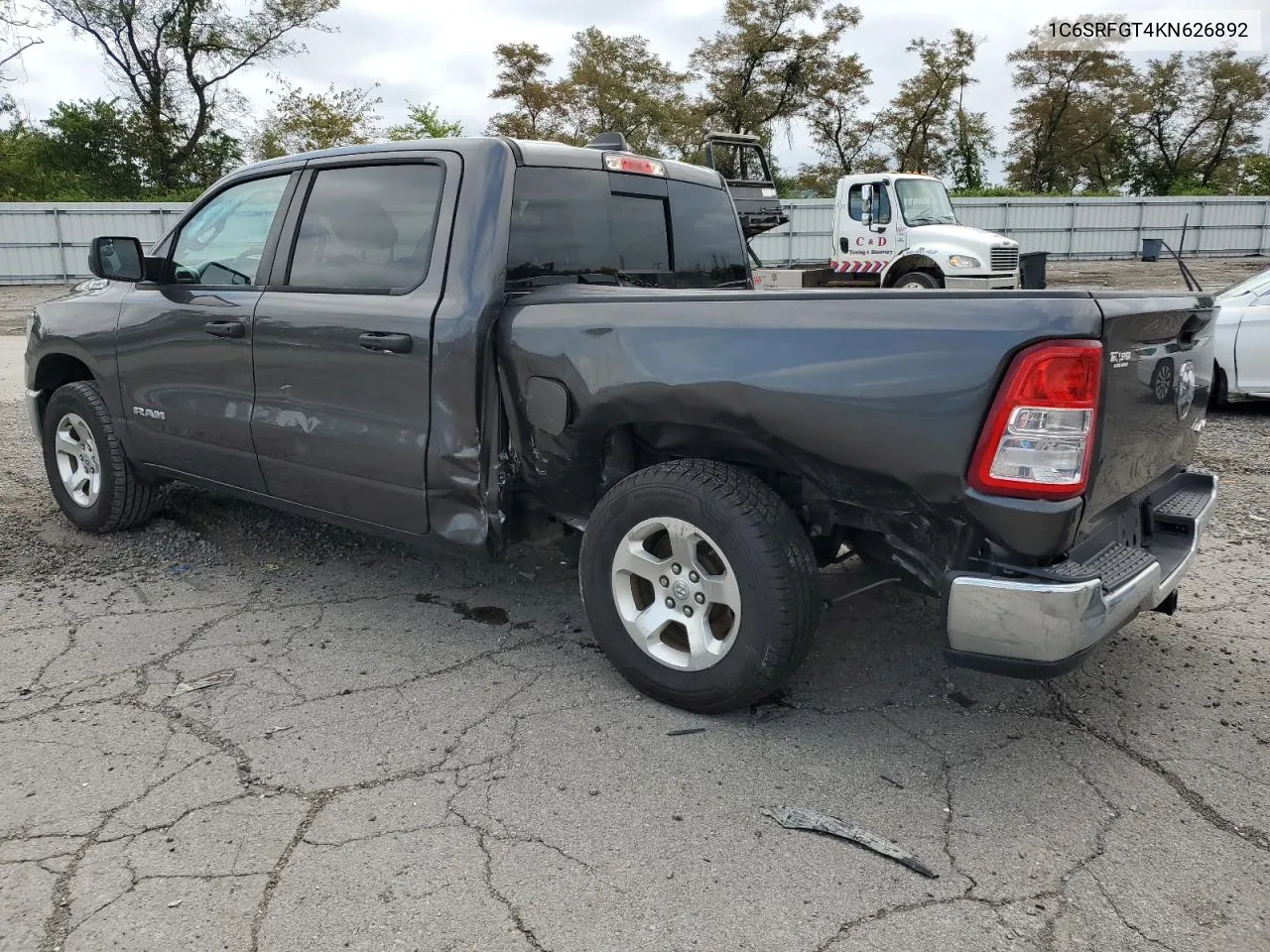 2019 Ram 1500 Tradesman VIN: 1C6SRFGT4KN626892 Lot: 66284304