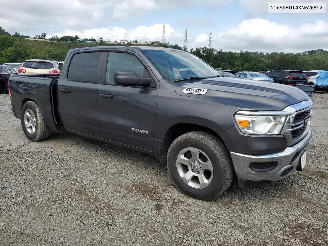 2019 Ram 1500 Tradesman VIN: 1C6SRFGT4KN626892 Lot: 66284304