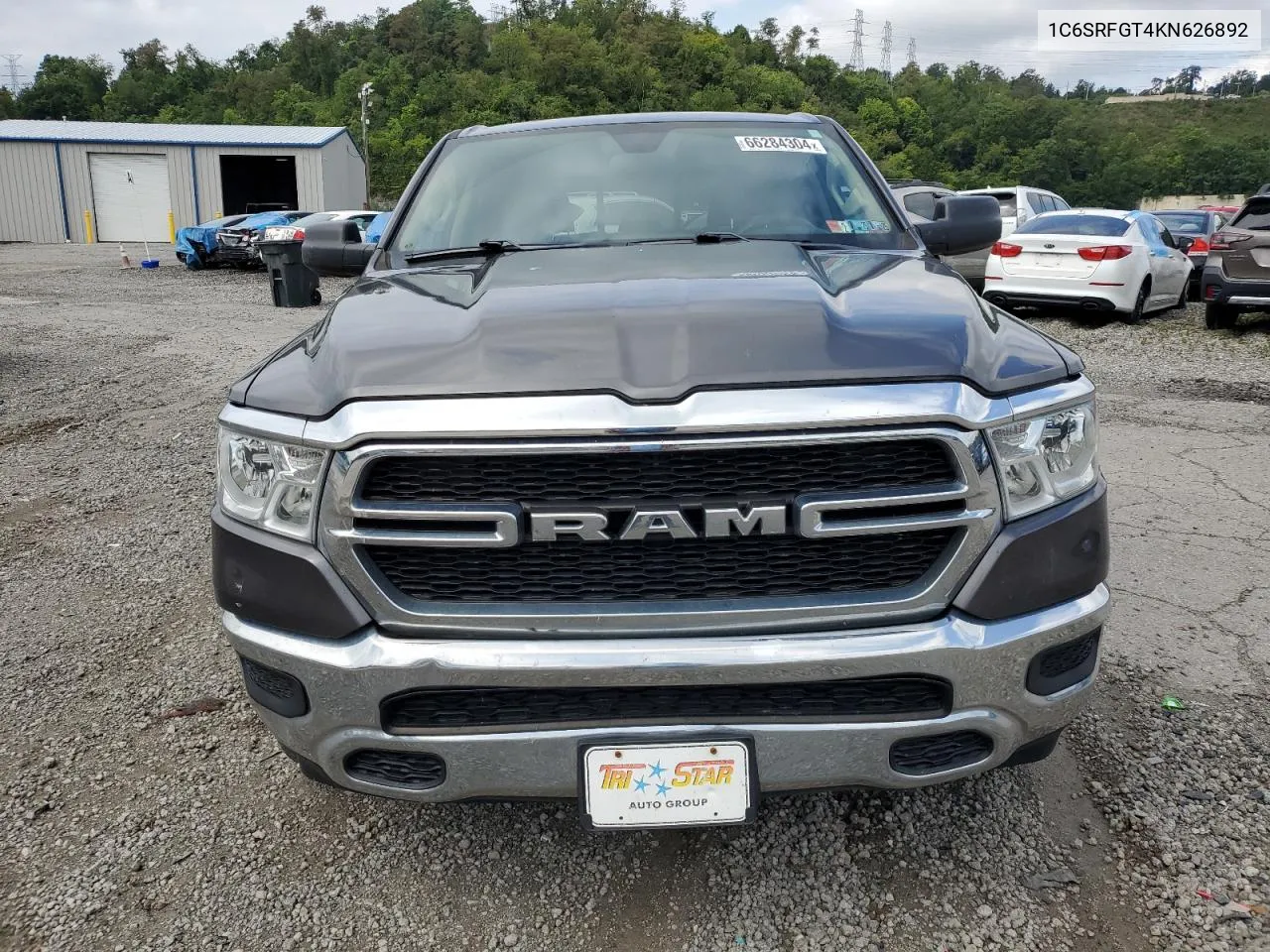 2019 Ram 1500 Tradesman VIN: 1C6SRFGT4KN626892 Lot: 66284304