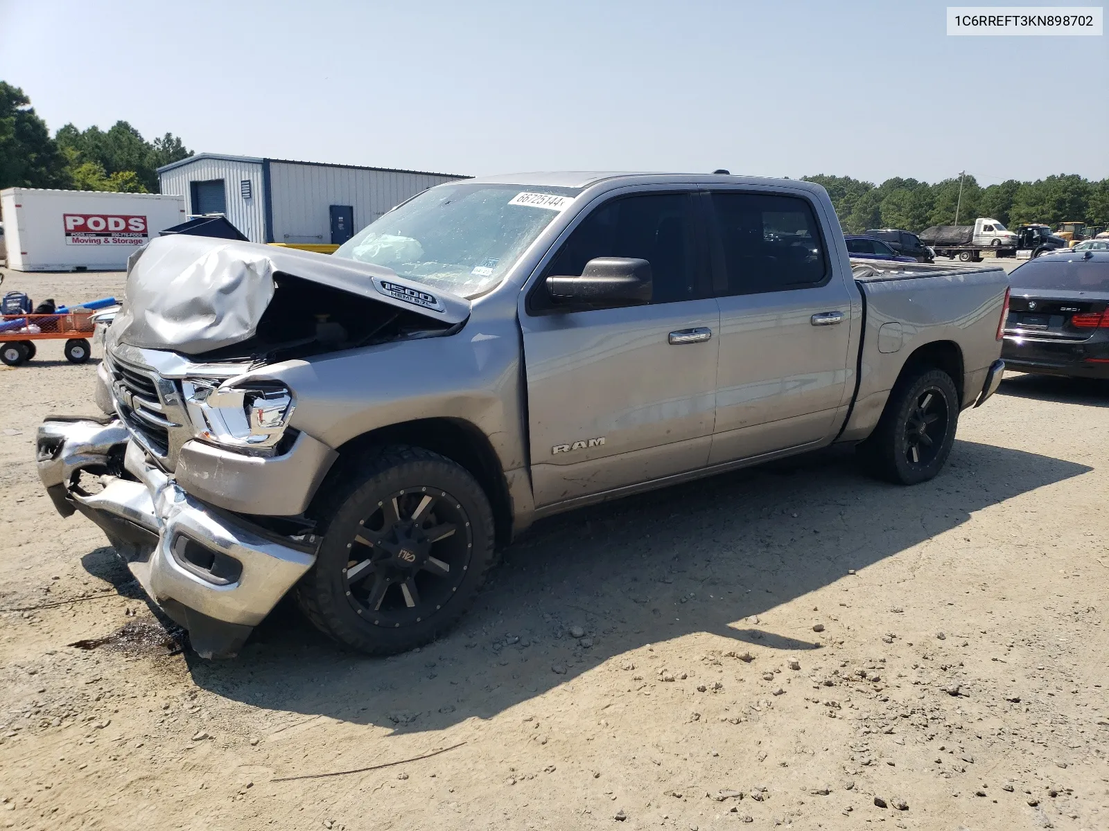 2019 Ram 1500 Big Horn/Lone Star VIN: 1C6RREFT3KN898702 Lot: 66725144