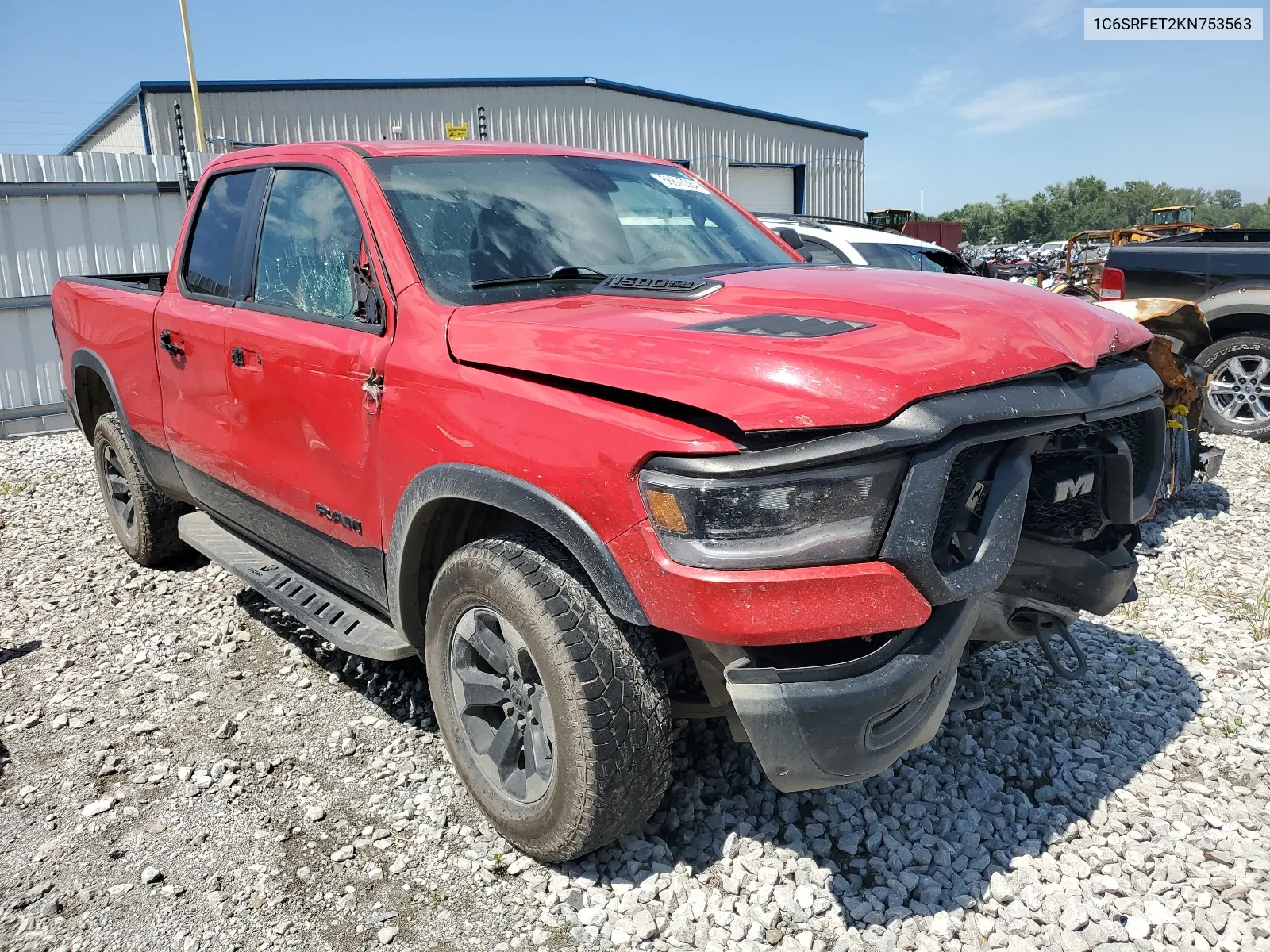 2019 Ram 1500 Rebel VIN: 1C6SRFET2KN753563 Lot: 66878384