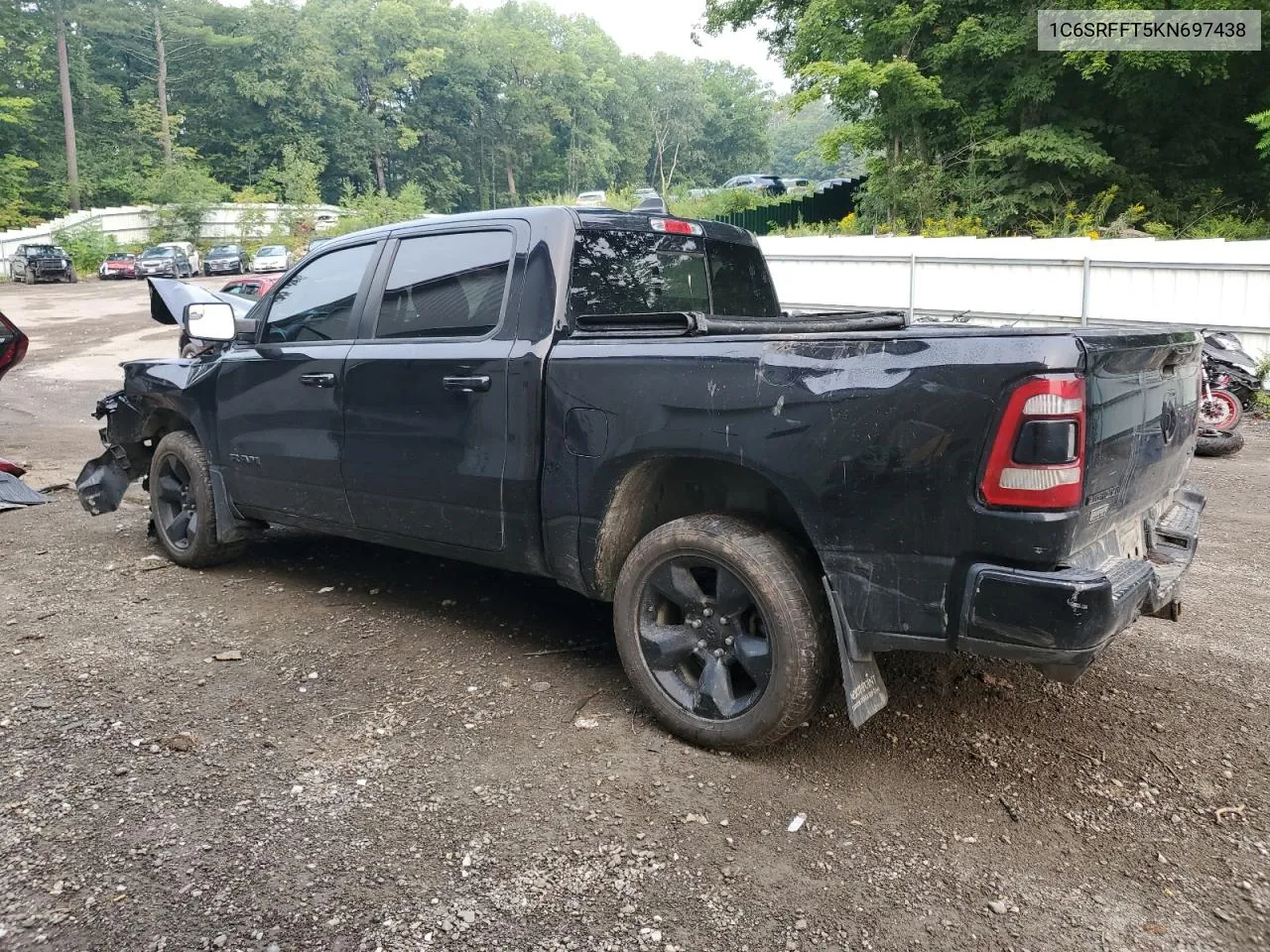 2019 Ram 1500 Big Horn/Lone Star VIN: 1C6SRFFT5KN697438 Lot: 66891394