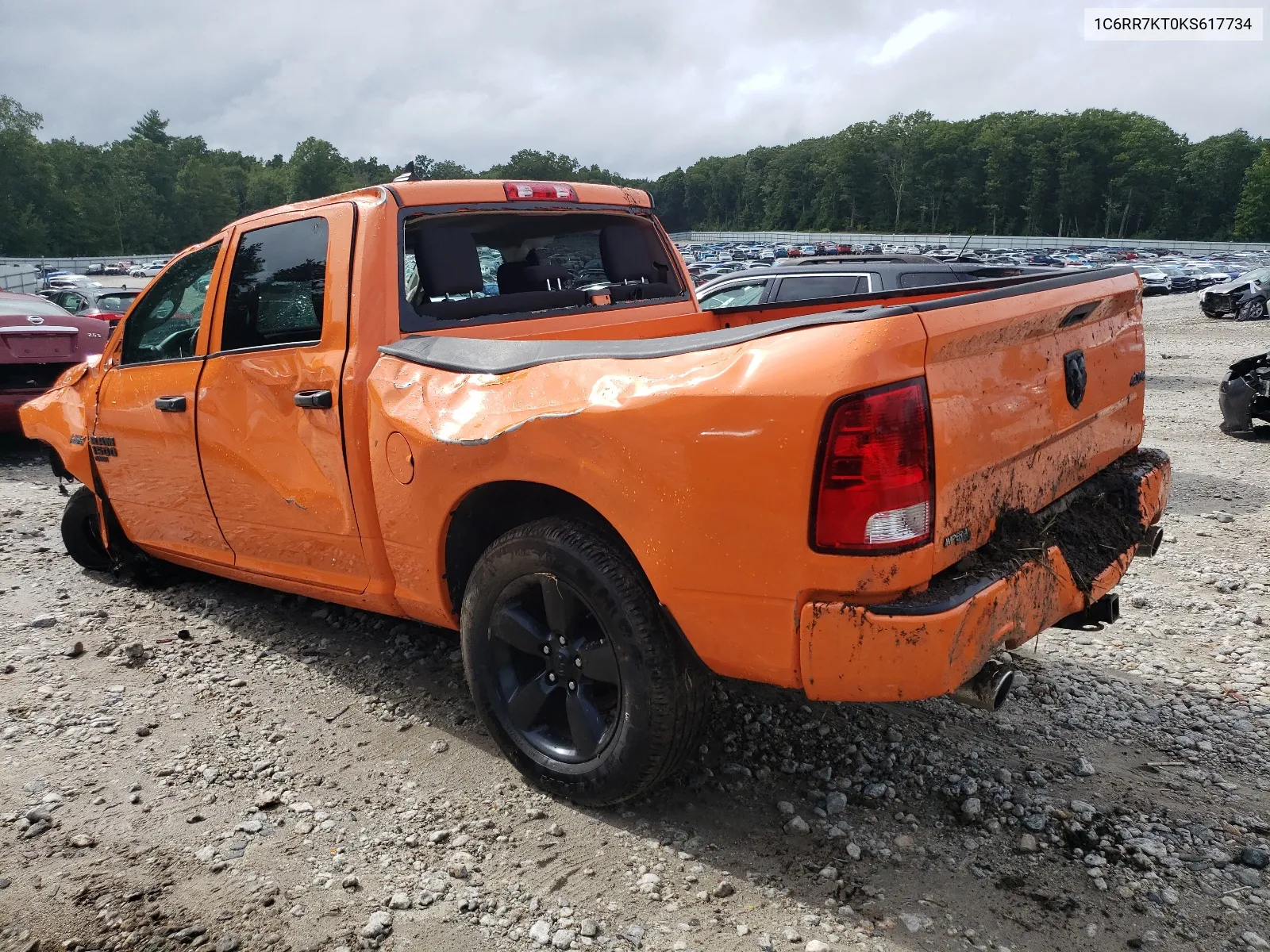 2019 Ram 1500 Classic Tradesman VIN: 1C6RR7KT0KS617734 Lot: 66913154