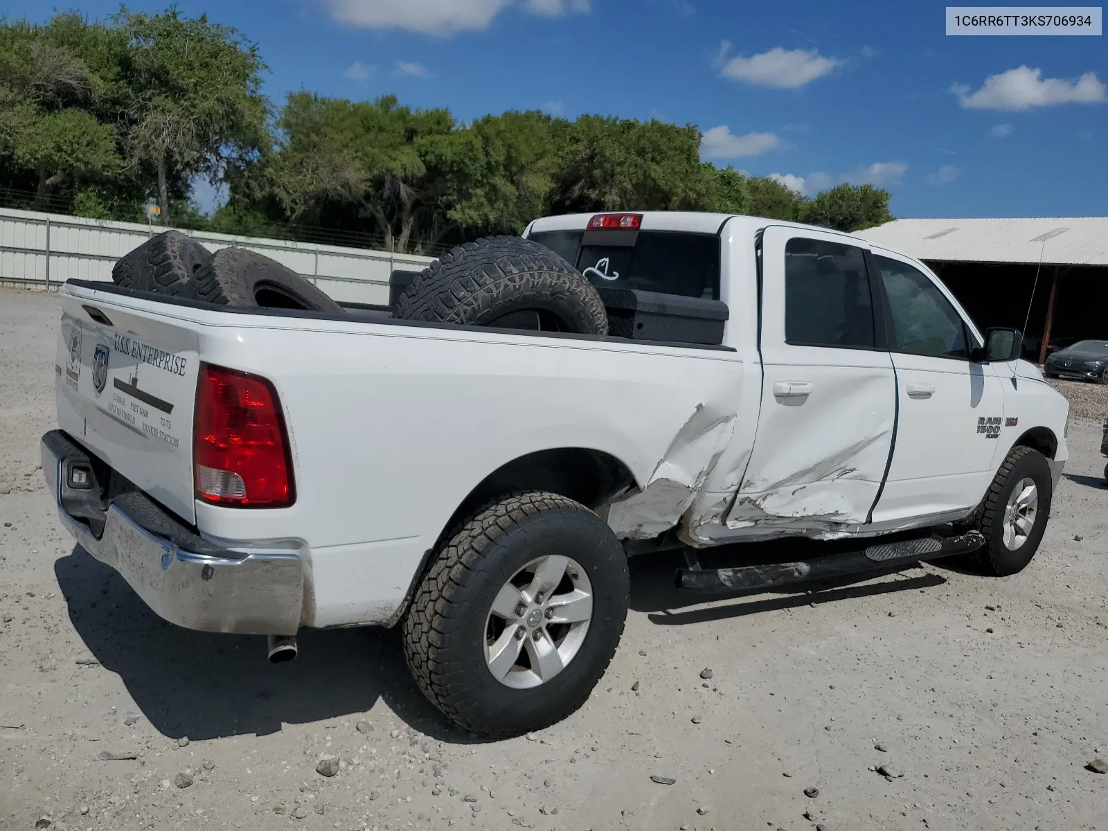 2019 Ram 1500 Classic Slt VIN: 1C6RR6TT3KS706934 Lot: 67323234