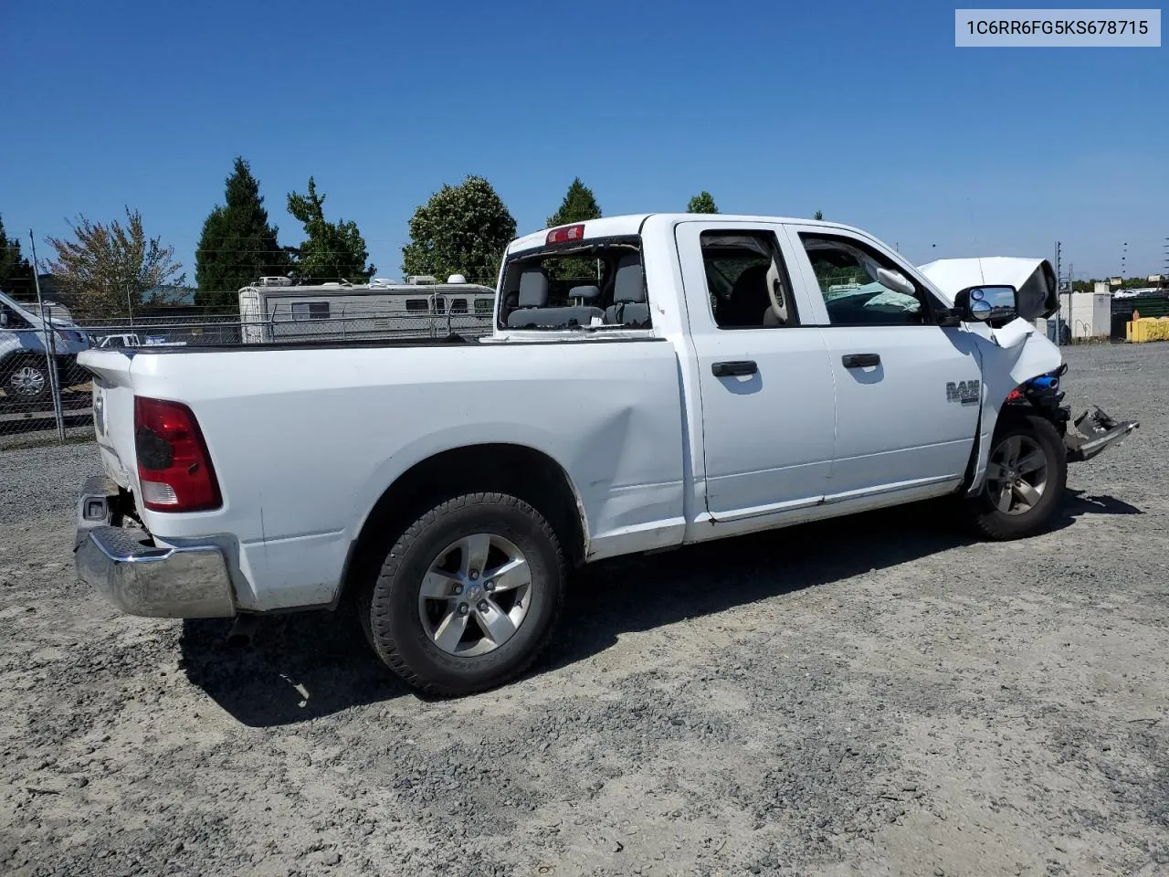 2019 Ram 1500 Classic Tradesman VIN: 1C6RR6FG5KS678715 Lot: 67372674