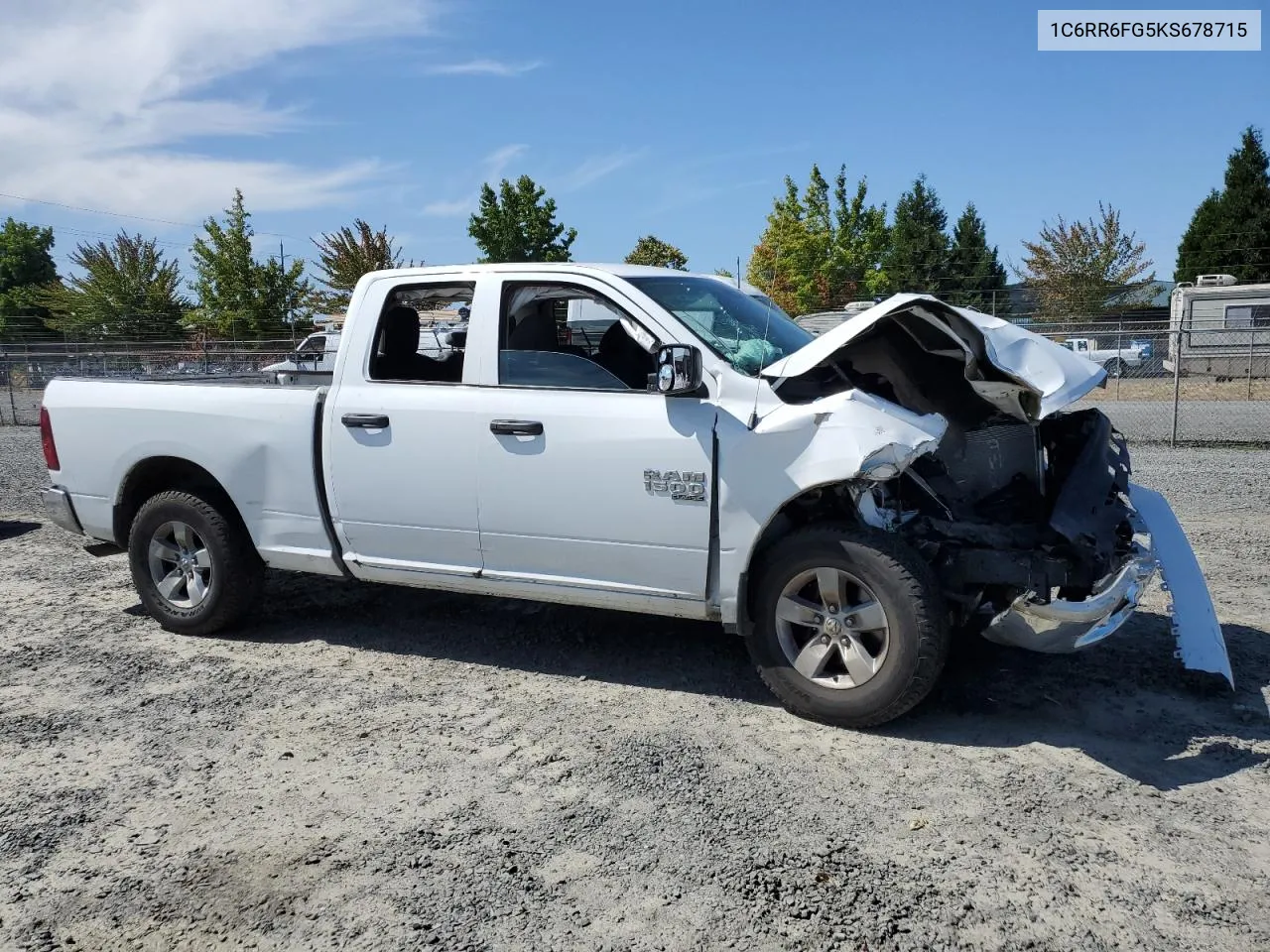 2019 Ram 1500 Classic Tradesman VIN: 1C6RR6FG5KS678715 Lot: 67372674