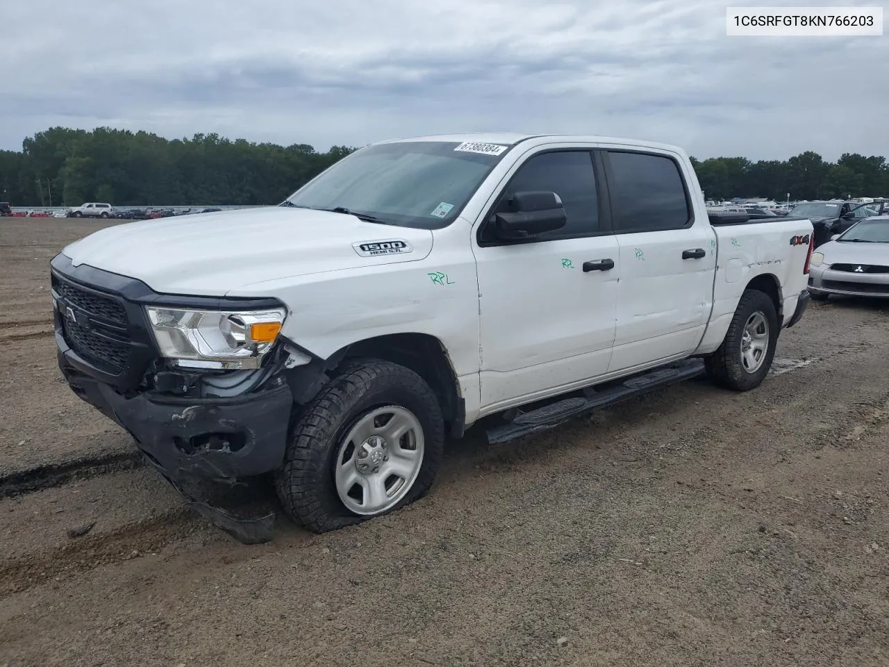 2019 Ram 1500 Tradesman VIN: 1C6SRFGT8KN766203 Lot: 67380384