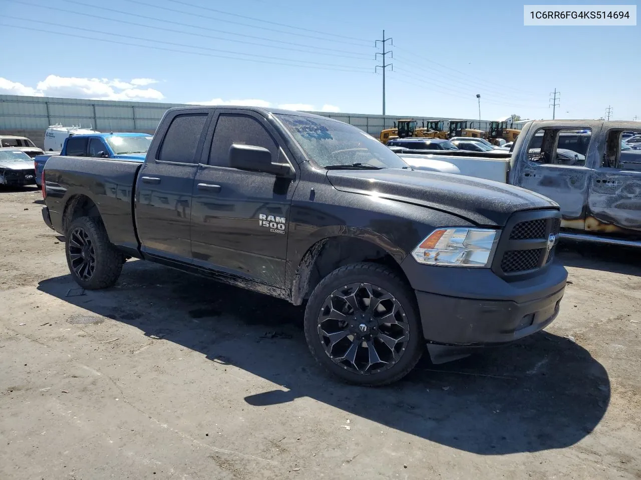 2019 Ram 1500 Classic Tradesman VIN: 1C6RR6FG4KS514694 Lot: 67583594