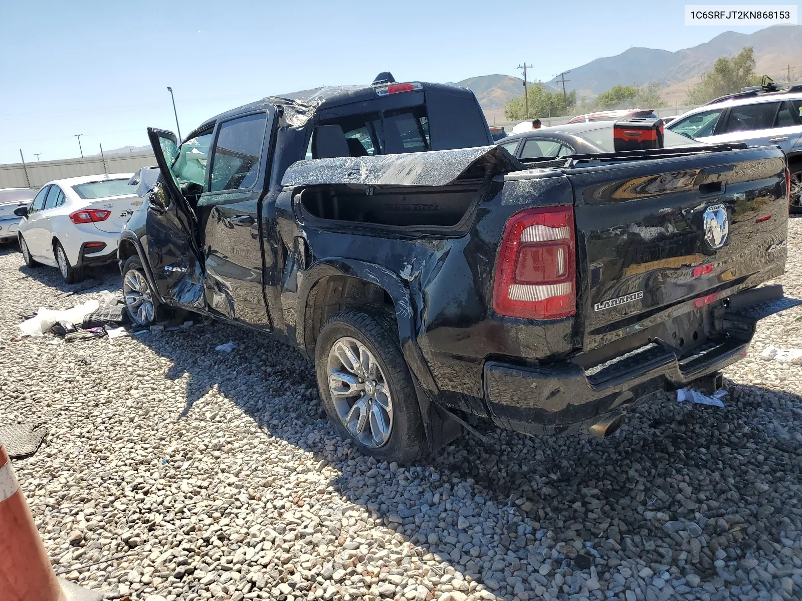 2019 Ram 1500 Laramie VIN: 1C6SRFJT2KN868153 Lot: 67602124