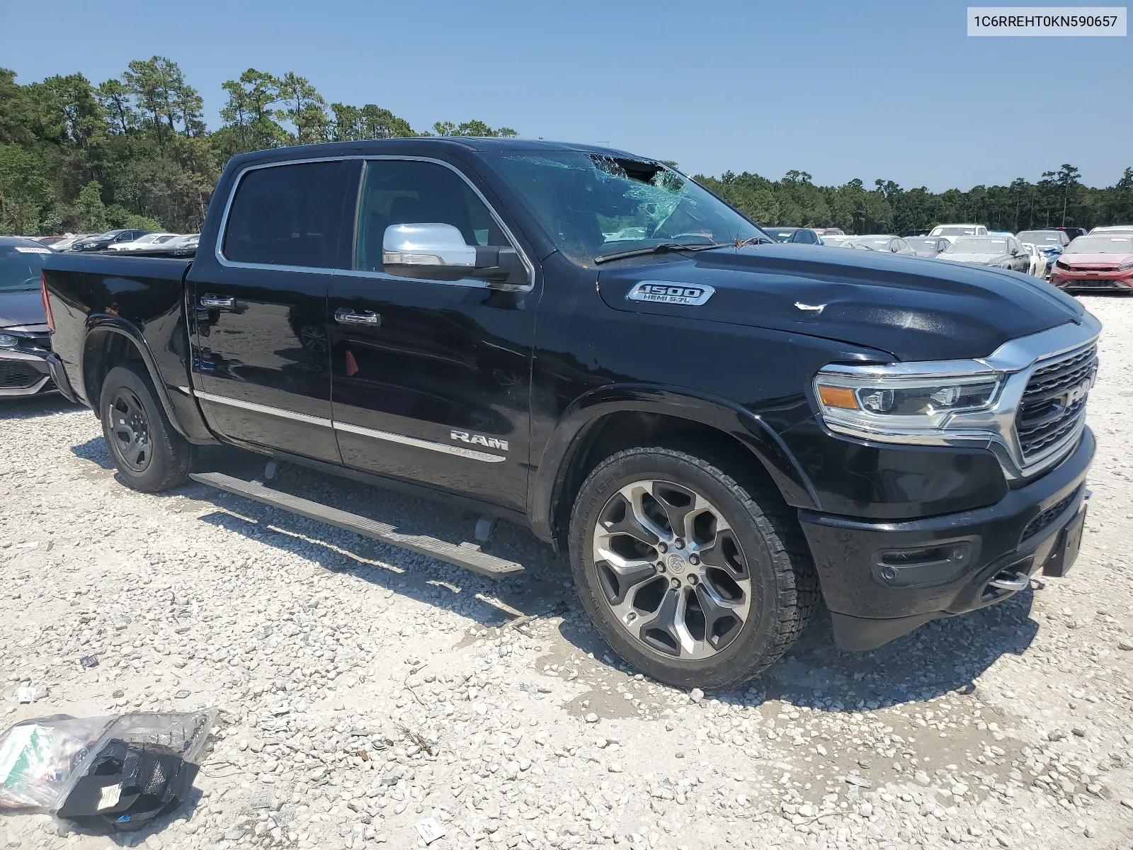 2019 Ram 1500 Limited VIN: 1C6RREHT0KN590657 Lot: 67741804