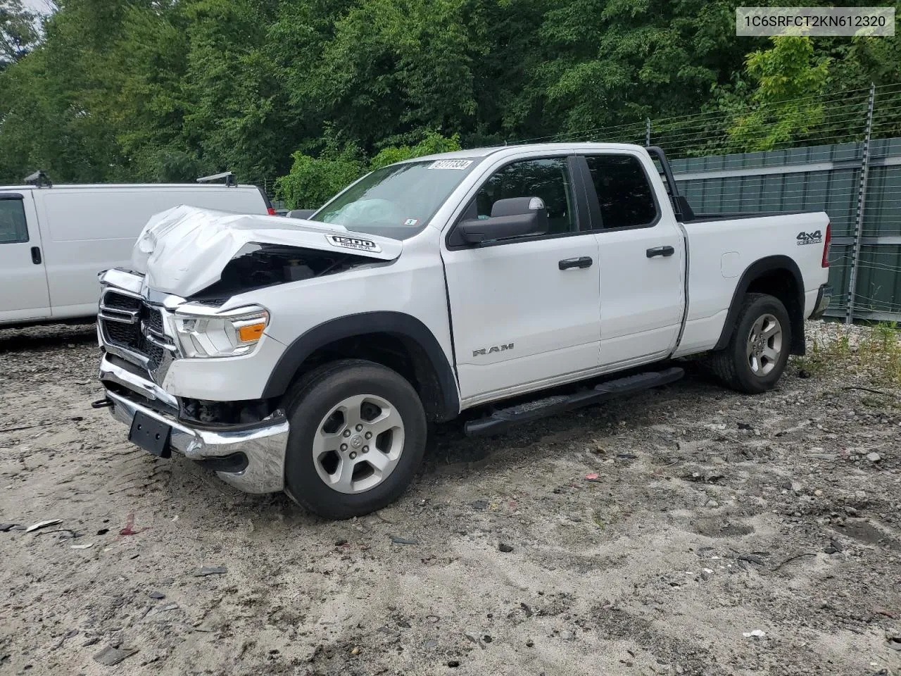 2019 Ram 1500 Tradesman VIN: 1C6SRFCT2KN612320 Lot: 67777334