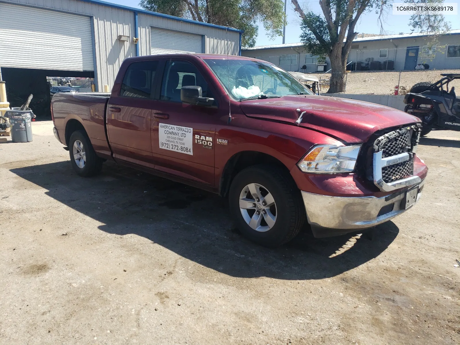 2019 Ram 1500 Classic Slt VIN: 1C6RR6TT3KS689178 Lot: 67782954