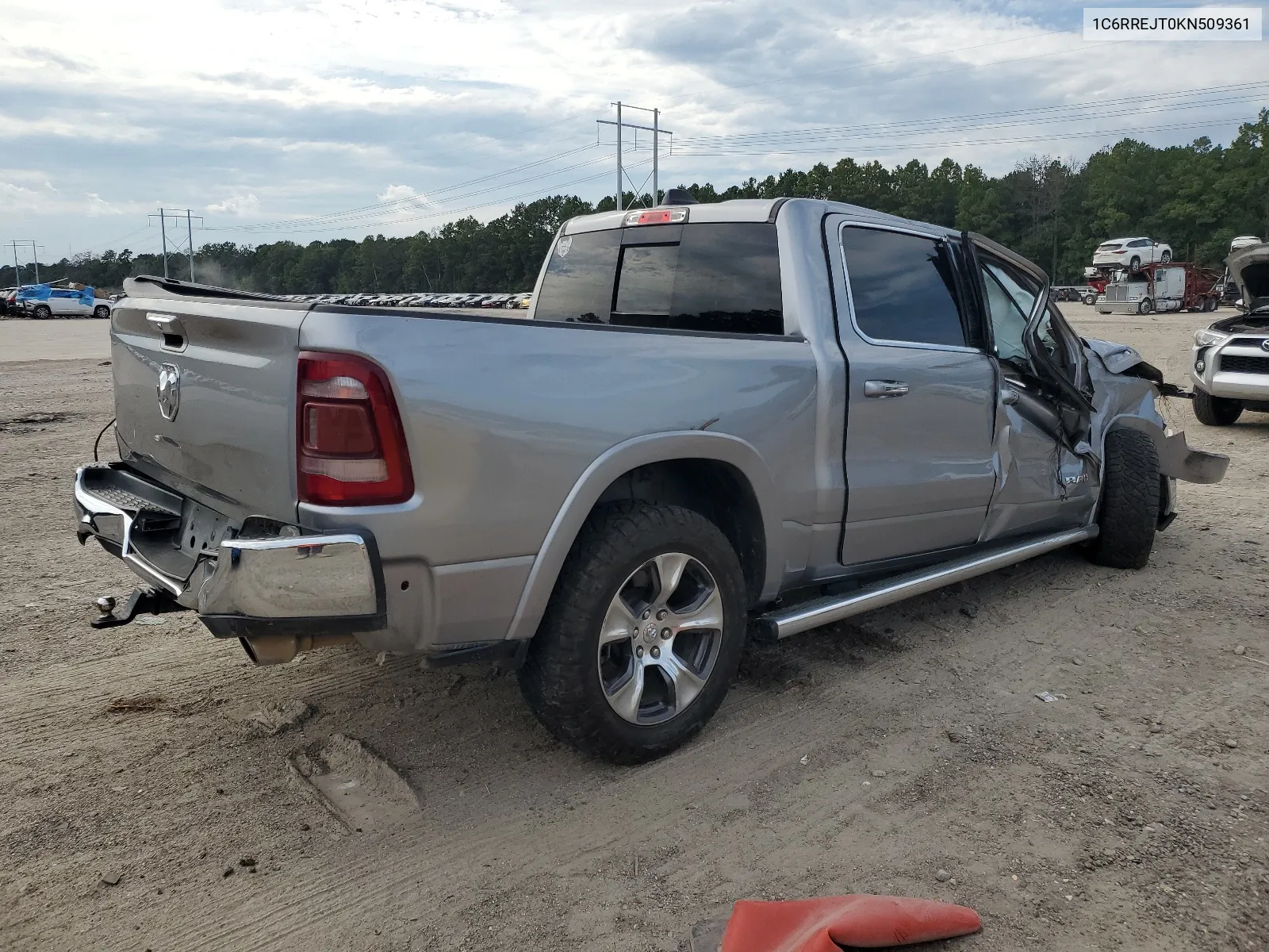 2019 Ram 1500 Laramie VIN: 1C6RREJT0KN509361 Lot: 67801474