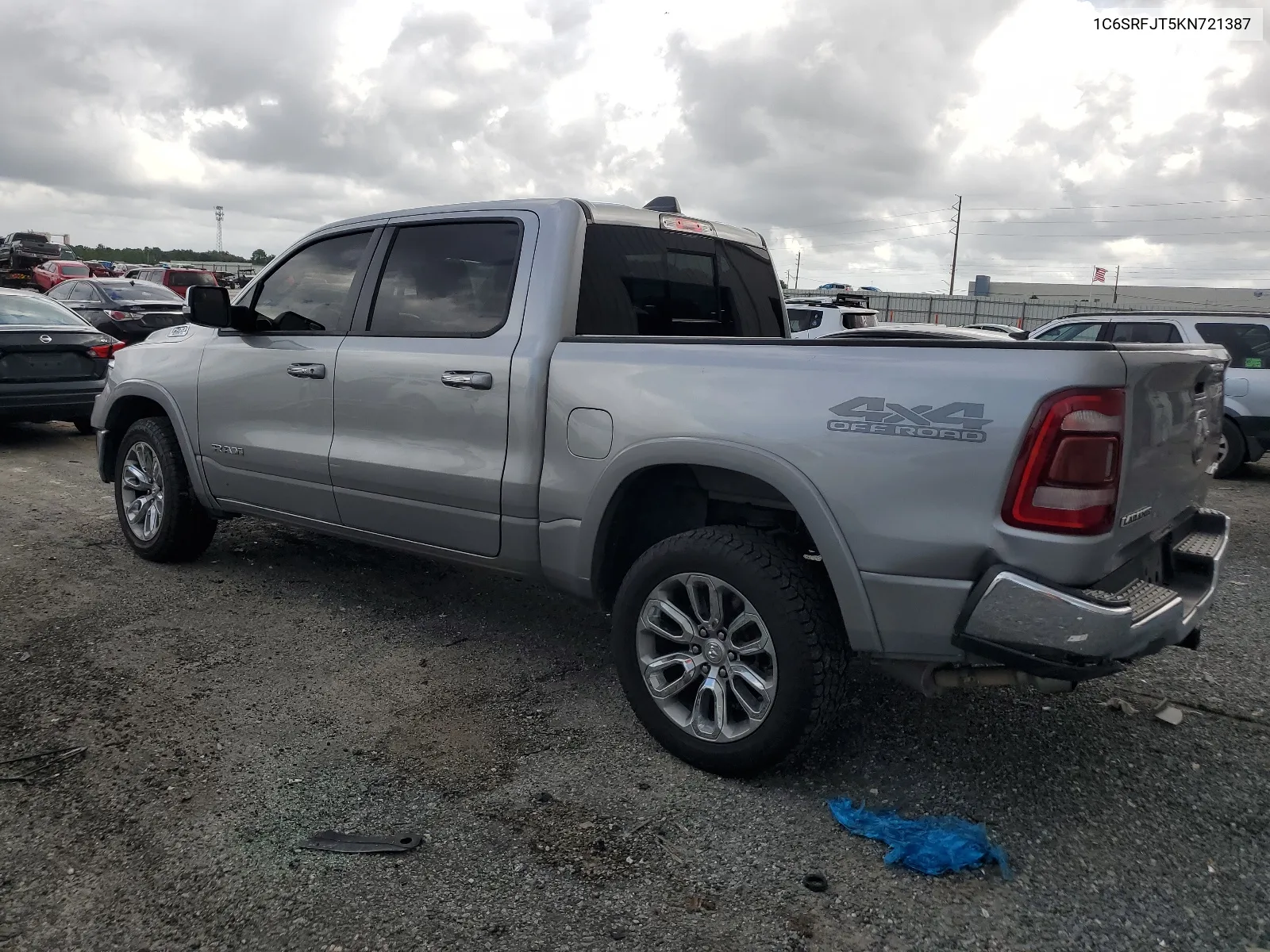 2019 Ram 1500 Laramie VIN: 1C6SRFJT5KN721387 Lot: 67896074