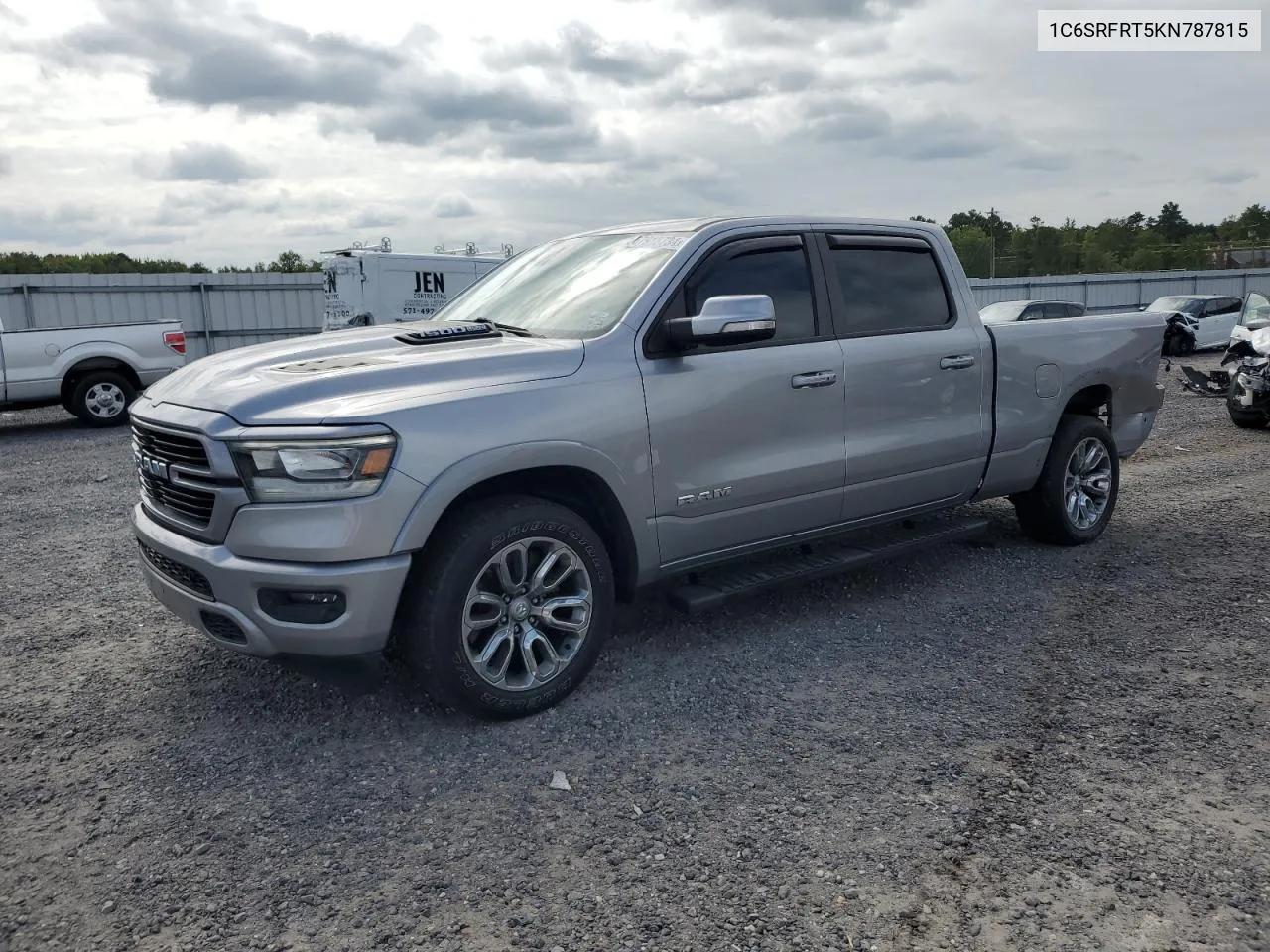 2019 Ram 1500 Laramie VIN: 1C6SRFRT5KN787815 Lot: 67916734