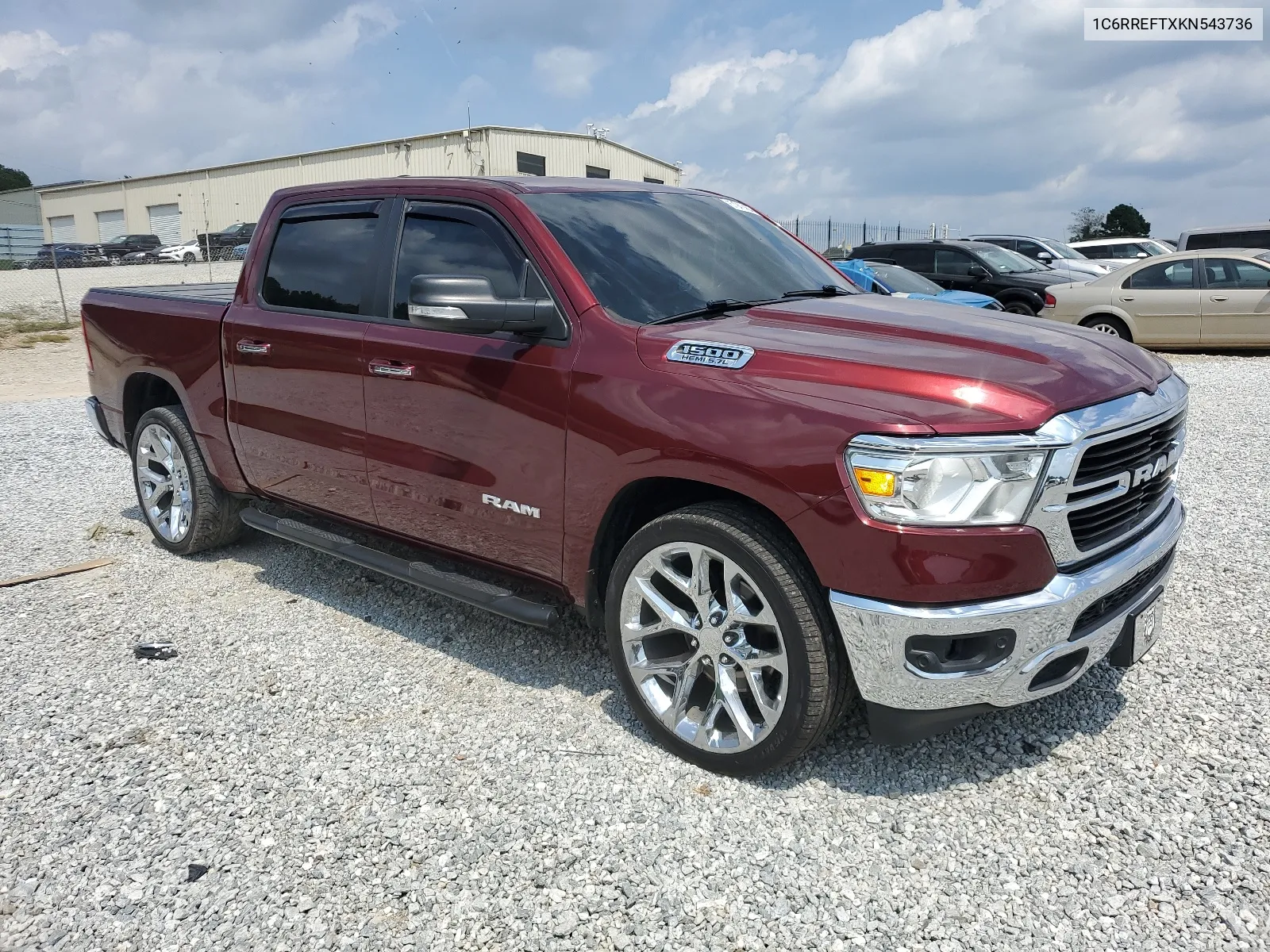 2019 Ram 1500 Big Horn/Lone Star VIN: 1C6RREFTXKN543736 Lot: 67941464