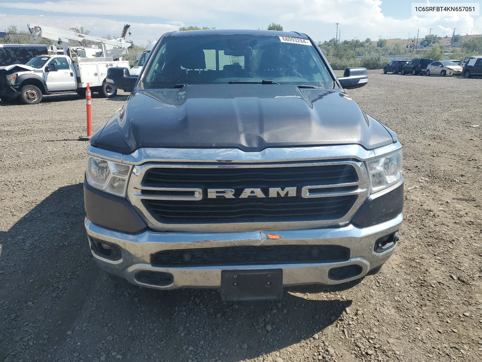 2019 Ram 1500 Big Horn/Lone Star VIN: 1C6SRFBT4KN657051 Lot: 68093284