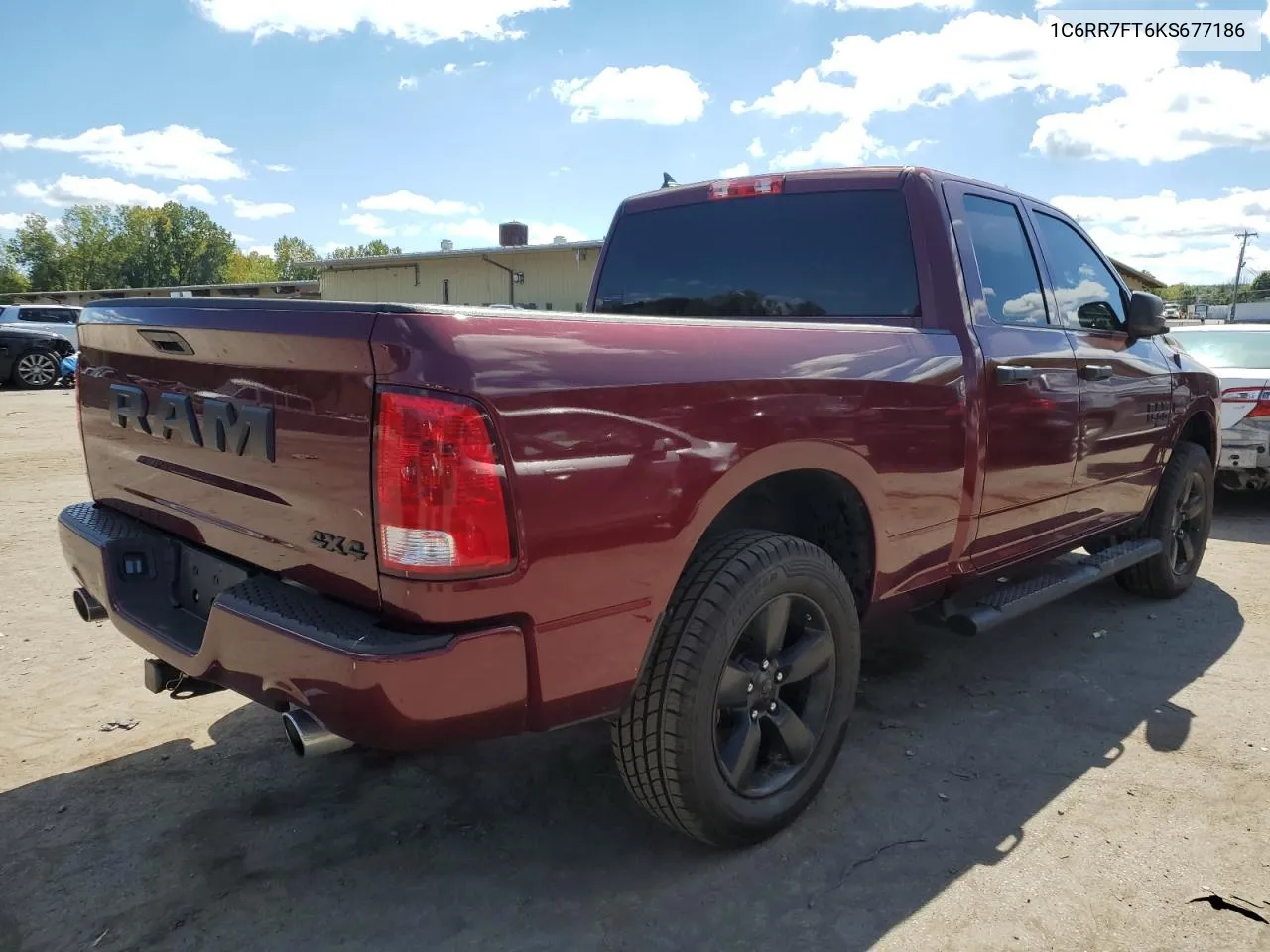 2019 Ram 1500 Classic Tradesman VIN: 1C6RR7FT6KS677186 Lot: 68096634