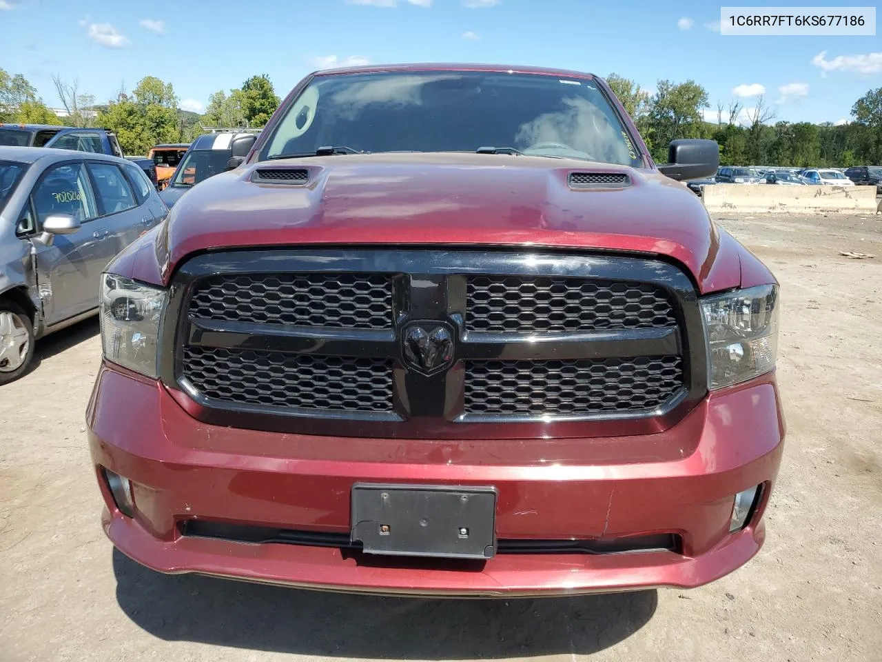 2019 Ram 1500 Classic Tradesman VIN: 1C6RR7FT6KS677186 Lot: 68096634