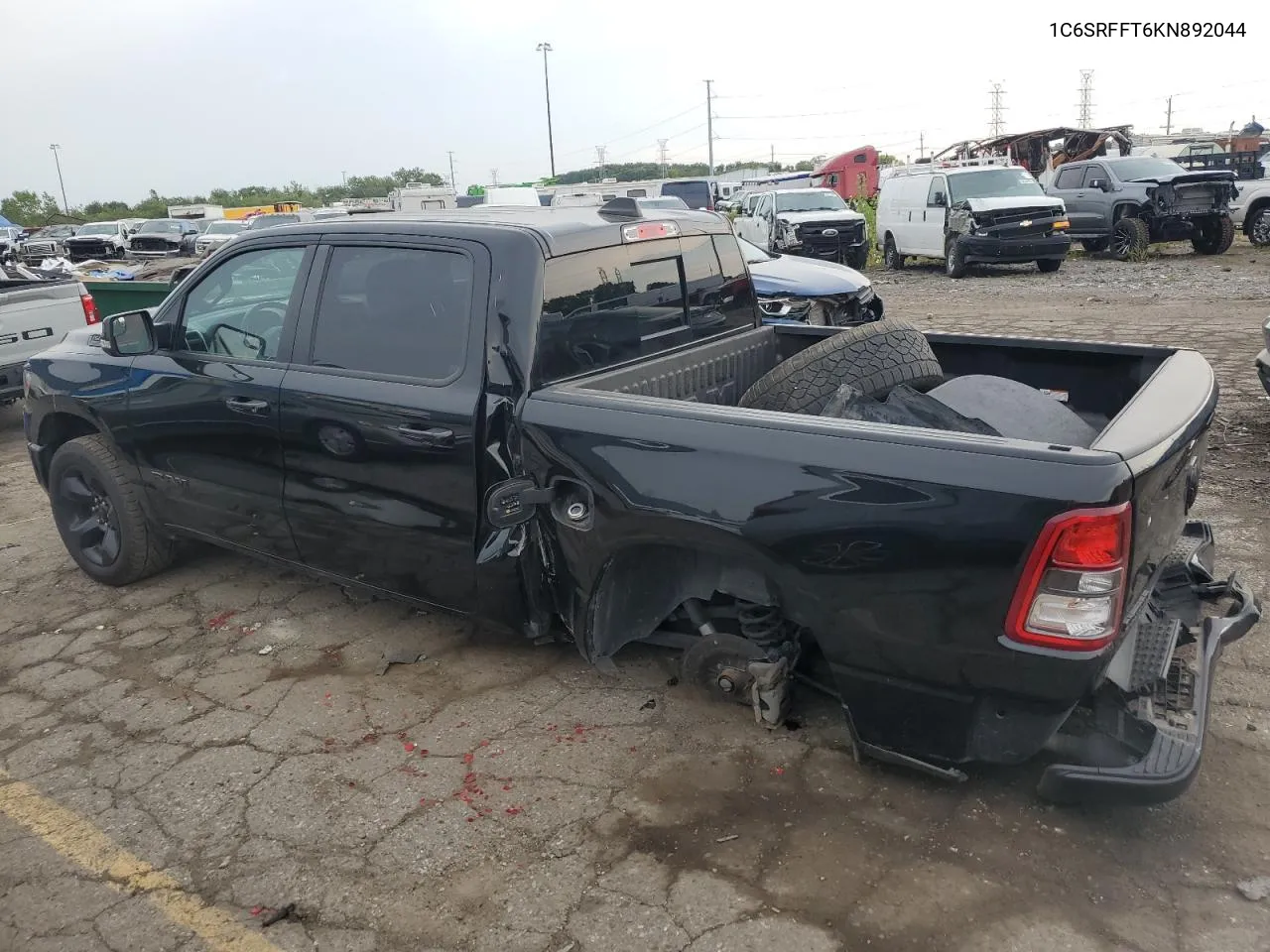 2019 Ram 1500 Big Horn/Lone Star VIN: 1C6SRFFT6KN892044 Lot: 68157344