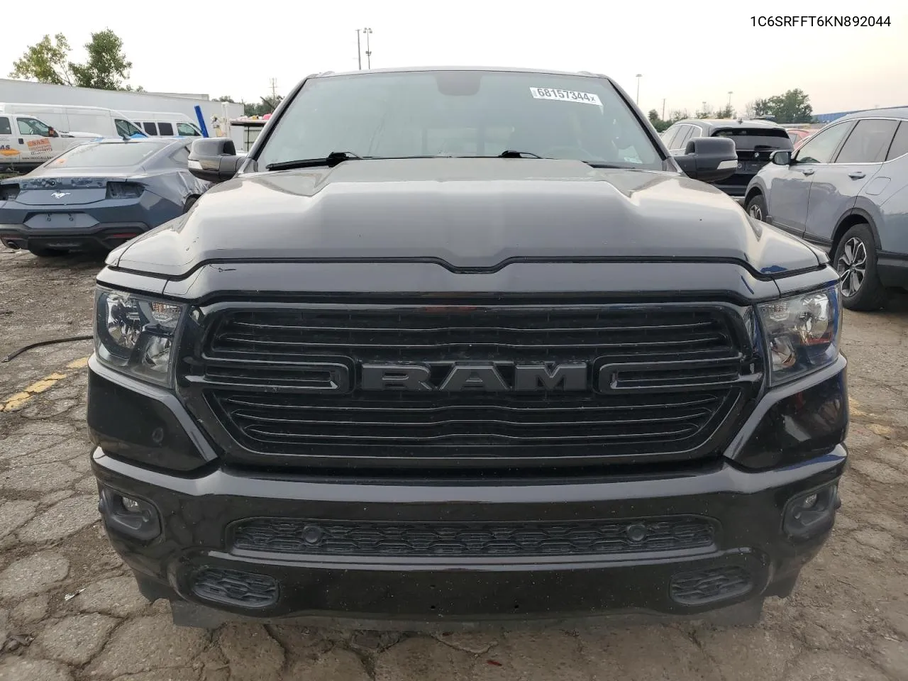 2019 Ram 1500 Big Horn/Lone Star VIN: 1C6SRFFT6KN892044 Lot: 68157344