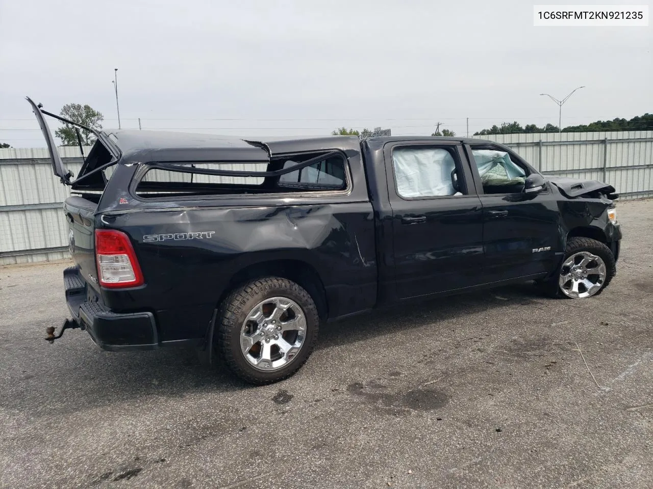 2019 Ram 1500 Big Horn/Lone Star VIN: 1C6SRFMT2KN921235 Lot: 68166234