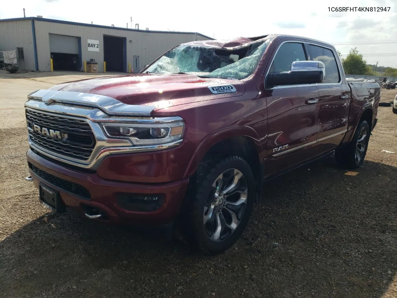 2019 Ram 1500 Limited VIN: 1C6SRFHT4KN812947 Lot: 68376794