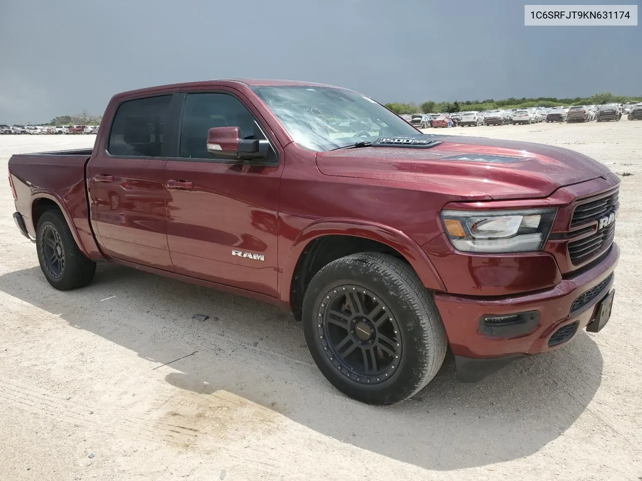 2019 Ram 1500 Laramie VIN: 1C6SRFJT9KN631174 Lot: 68502554