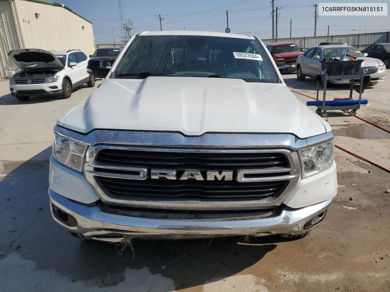 2019 Ram 1500 Big Horn/Lone Star VIN: 1C6RRFFG5KN815151 Lot: 68523564