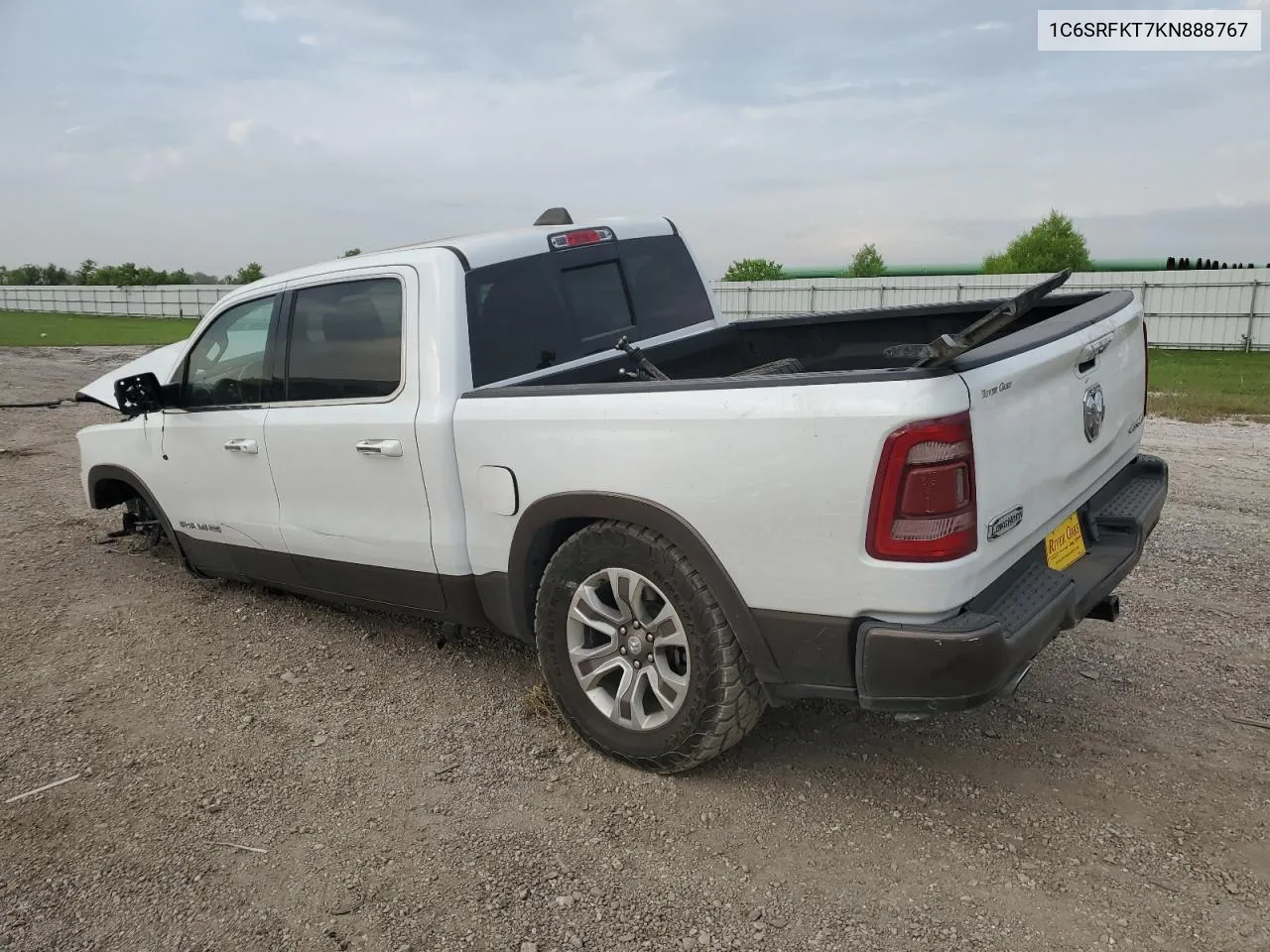 2019 Ram 1500 Longhorn VIN: 1C6SRFKT7KN888767 Lot: 68637224