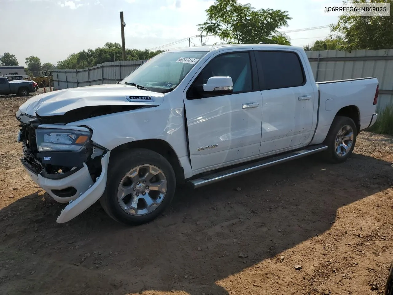 2019 Ram 1500 Big Horn/Lone Star VIN: 1C6RRFFG6KN869025 Lot: 68647474