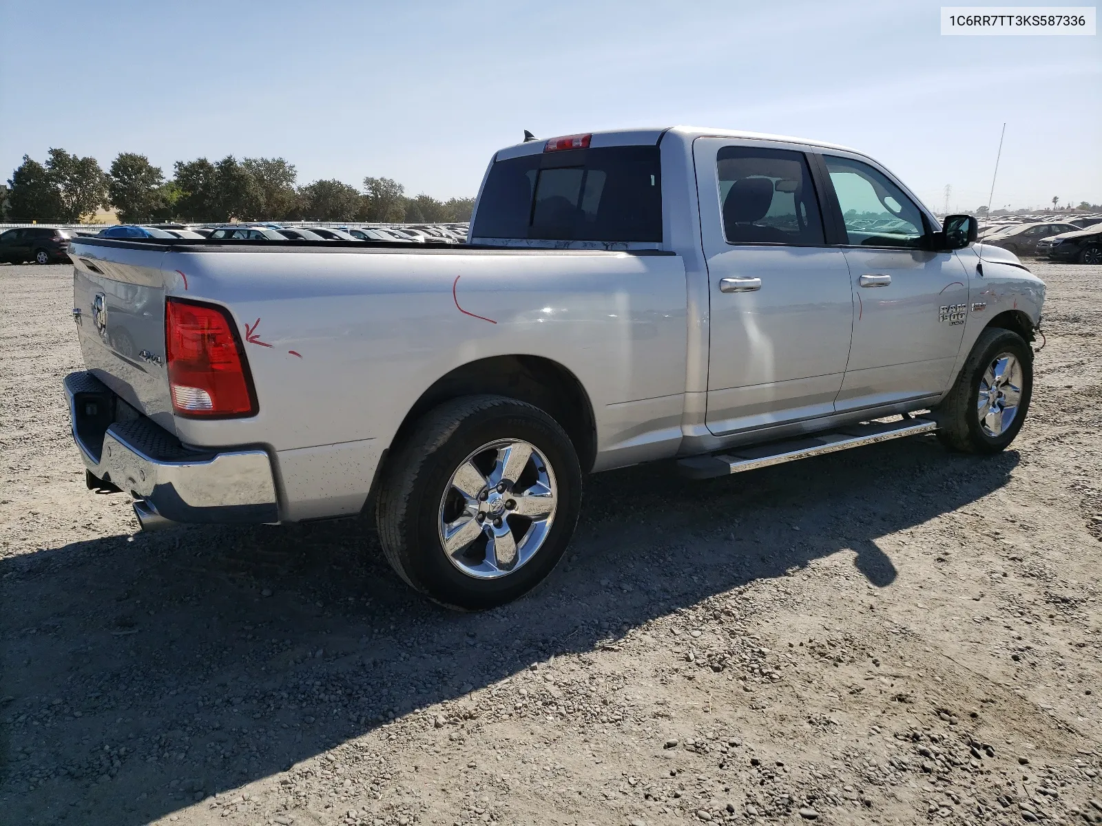 2019 Ram 1500 Classic Slt VIN: 1C6RR7TT3KS587336 Lot: 68668254