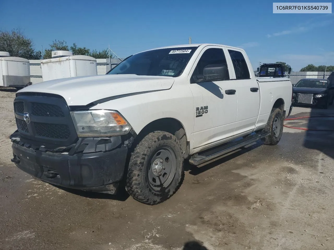 2019 Ram 1500 Classic Tradesman VIN: 1C6RR7FG1KS540739 Lot: 68772504