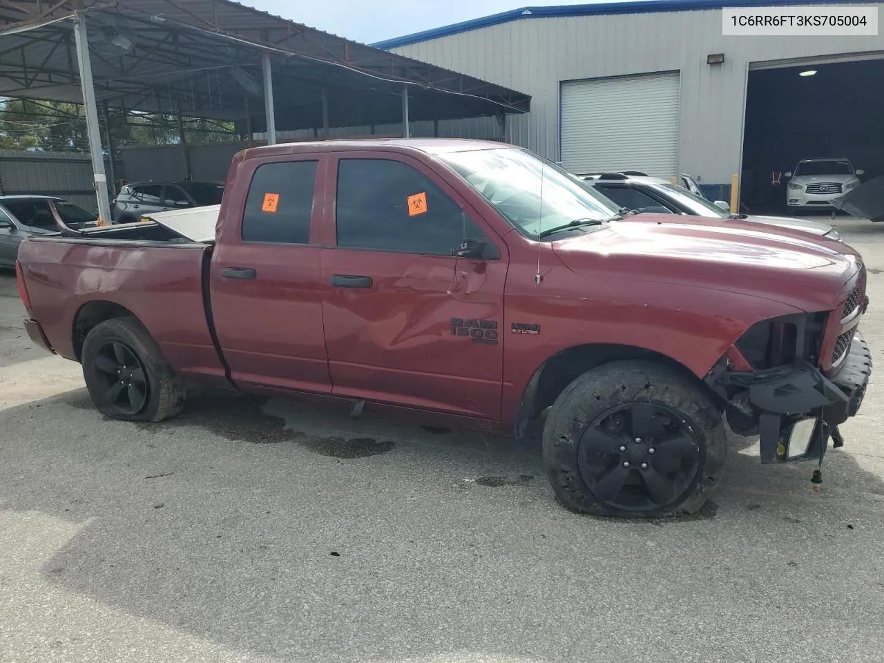 2019 Ram 1500 Classic Tradesman VIN: 1C6RR6FT3KS705004 Lot: 68838664