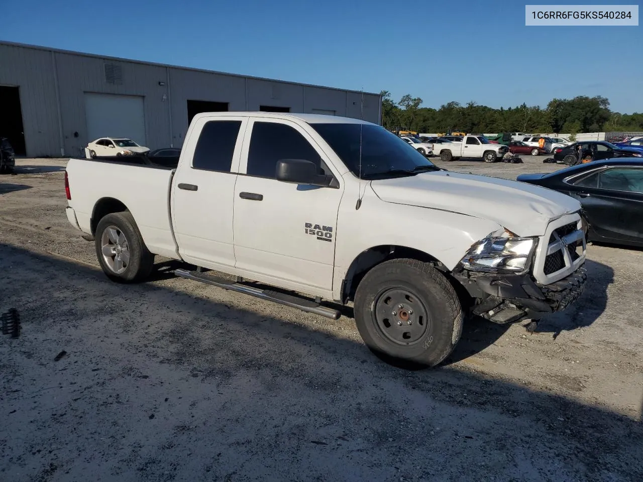 2019 Ram 1500 Classic Tradesman VIN: 1C6RR6FG5KS540284 Lot: 68991734