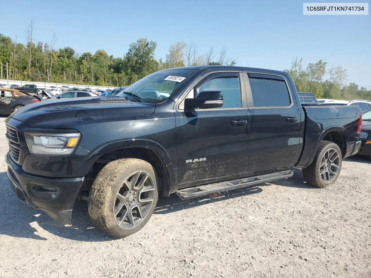 2019 Ram 1500 Laramie VIN: 1C6SRFJT1KN741734 Lot: 69089214