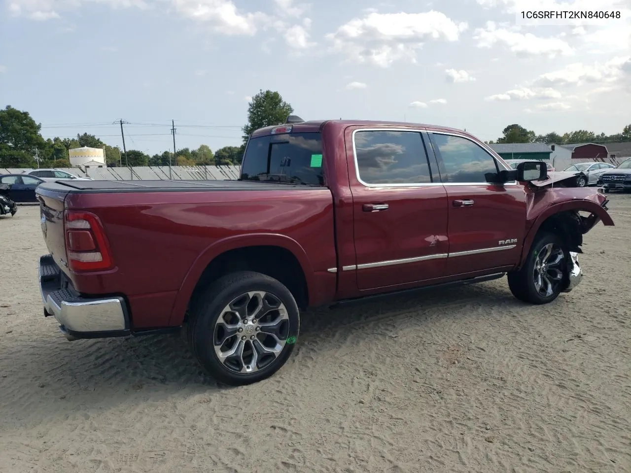 2019 Ram 1500 Limited VIN: 1C6SRFHT2KN840648 Lot: 69223354