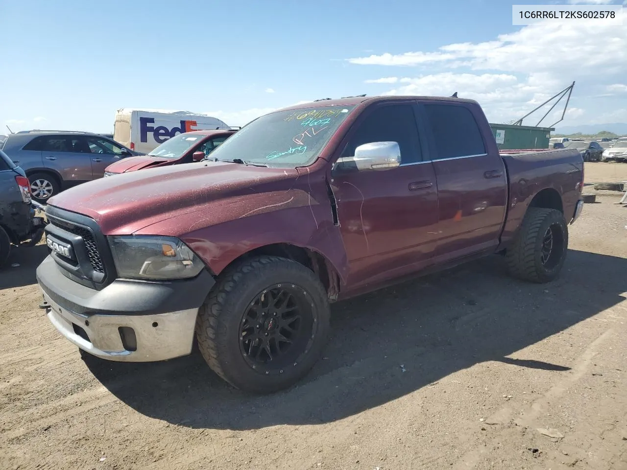 1C6RR6LT2KS602578 2019 Ram 1500 Classic Slt