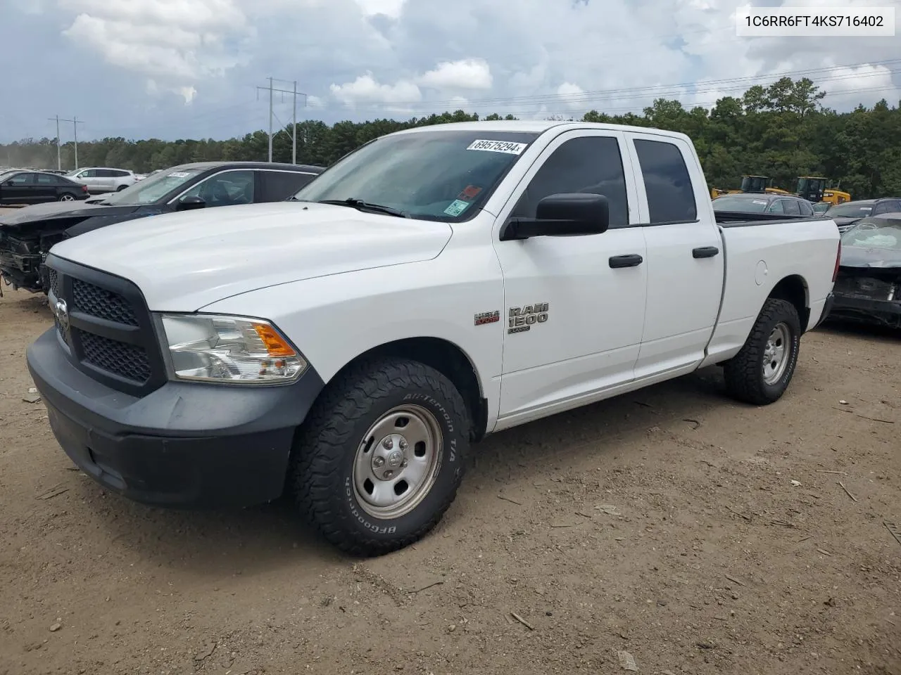 2019 Ram 1500 Classic Tradesman VIN: 1C6RR6FT4KS716402 Lot: 69575294