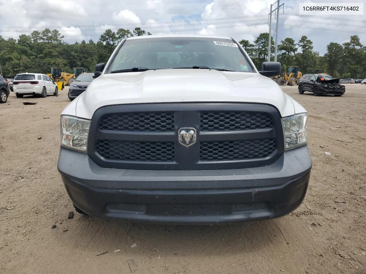 2019 Ram 1500 Classic Tradesman VIN: 1C6RR6FT4KS716402 Lot: 69575294