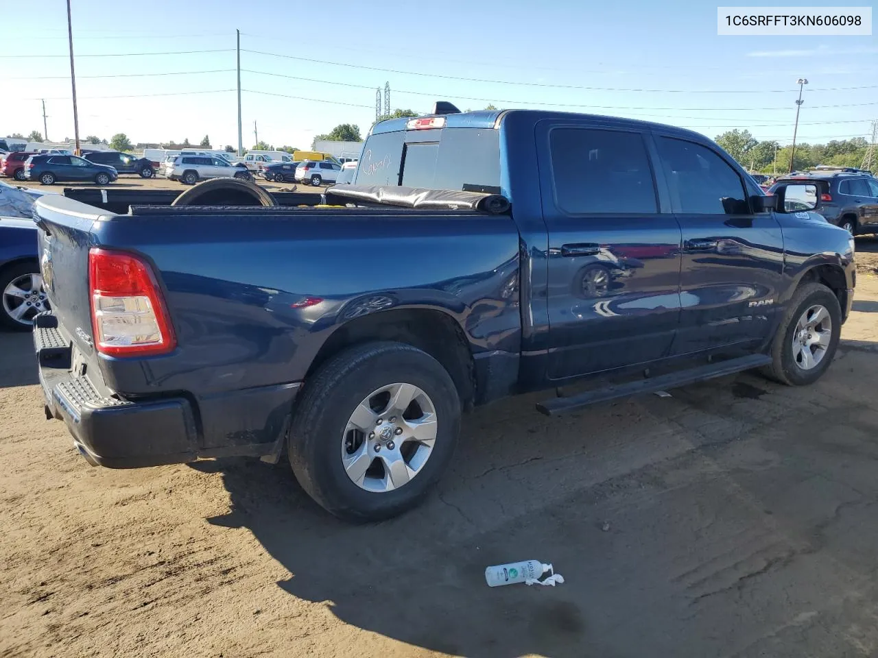 2019 Ram 1500 Big Horn/Lone Star VIN: 1C6SRFFT3KN606098 Lot: 69670234